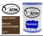 Preview: Aston-Martin, Berwick Bronze Metallic, 1271: 500ml Lackdose, von ATW Autoteile West.